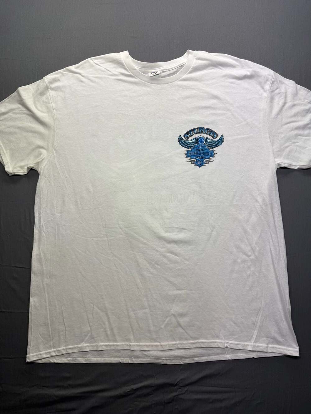 Sturgis 85th Anniversary Motorcycle Rally 2025 Graphic T-Shirt White 3XL